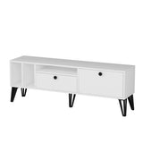 Comodă TV Aris, Diverse culori, 150x35x53 cm - Alb | SKU: 505CRL1728 | Comodă TV Aris, 150x35x53 cm, varianta Alb, produs pentru amenajarea locuinței, disponibil online în România la CasaMob
