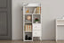 Alb | SKU: 505CRL1802 | Bibliotecă Star, 62x30x130 cm, varianta Alb, produs pentru amenajarea locuinței, disponibil online în România la CasaMob