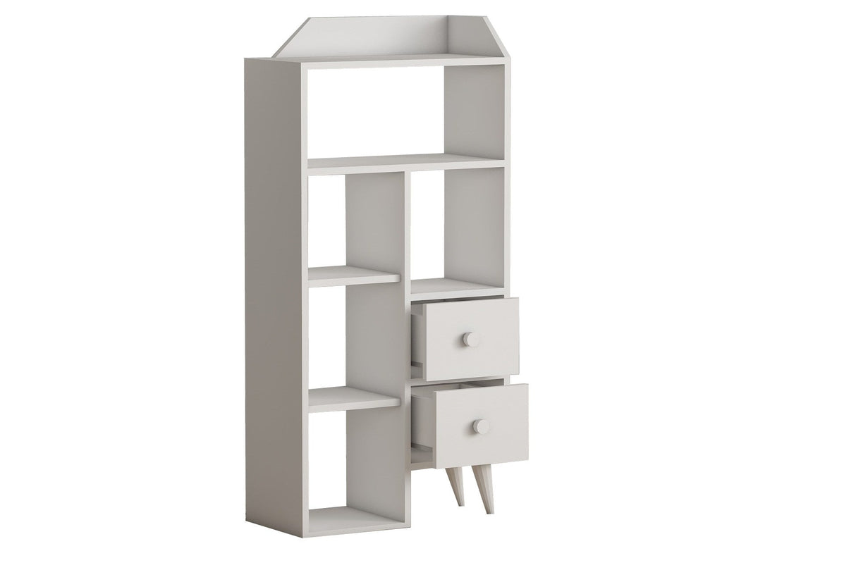 Bibliotecă Star, Diverse culori, 62x30x130 cm - Alb | SKU: 505CRL1802 | Bibliotecă Star, 62x30x130 cm, varianta Alb, produs pentru amenajarea locuinței, disponibil online în România la CasaMob