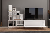 Comodă TV Vale, Diverse culori, 160x33x115 cm - Alb | SKU: 505CRL1909 | Comodă TV Vale, 160x33x115 cm, varianta Alb, produs pentru amenajarea locuinței, disponibil online în România la CasaMob