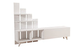 Comodă TV Vale, Diverse culori, 160x33x115 cm - Alb | SKU: 505CRL1909 | Comodă TV Vale, 160x33x115 cm, varianta Alb, produs pentru amenajarea locuinței, disponibil online în România la CasaMob