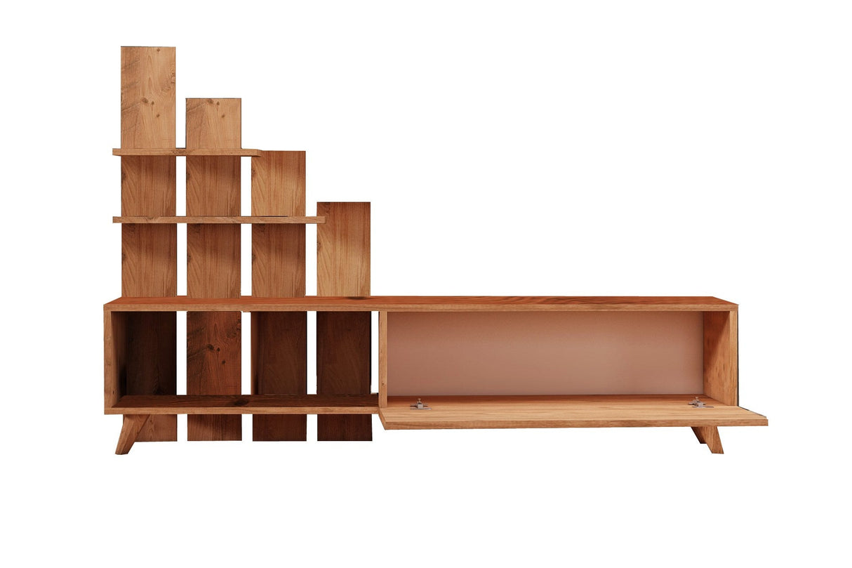 Comodă TV Vale, Diverse culori, 160x33x115 cm - Pin atlantic | SKU: 505CRL1911 | Comodă TV Vale, 160x33x115 cm, varianta Pin atlantic, produs pentru amenajarea locuinței, disponibil online în România la CasaMob
