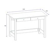 Birou Paris, Diverse culori, Diverse dimensiuni - Antracit - 120x60x76 cm | SKU: 505CRL1916 | Birou Paris, varianta Antracit - 120x60x76 cm, produs pentru amenajarea locuinței, disponibil online în România la CasaMob