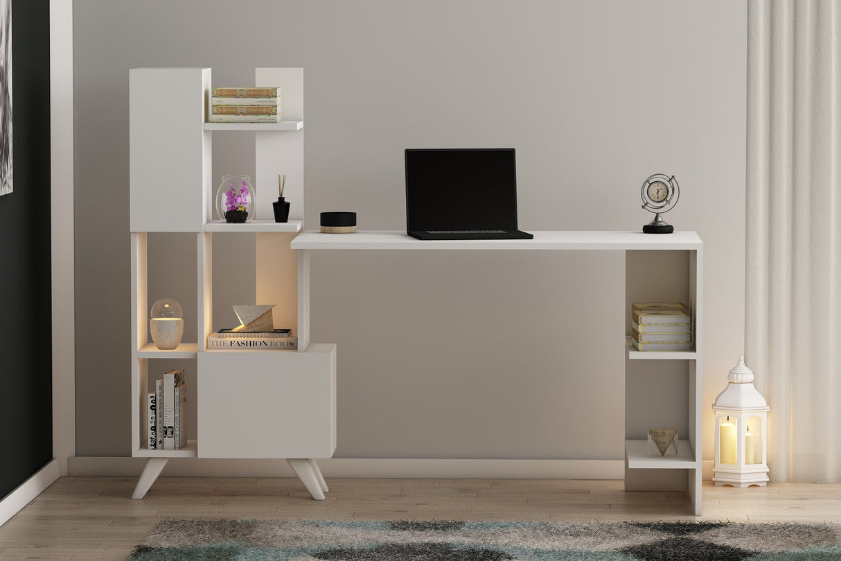 Birou Alis, Alb, 120x60x73 cm