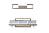 Comodă TV Alwin Unit, Diverse culori, 150x32x49 cm - Alb | SKU: 505CRL1920 | Comodă TV Alwin Unit, 150x32x49 cm, varianta Alb, produs pentru amenajarea locuinței, disponibil online în România la CasaMob