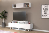 Comodă TV Alwin Unit, Diverse culori, 150x32x49 cm - Alb | SKU: 505CRL1920 | Comodă TV Alwin Unit, 150x32x49 cm, varianta Alb, produs pentru amenajarea locuinței, disponibil online în România la CasaMob
