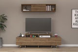 Comodă TV Alwin Unit, Diverse culori, 150x32x49 cm - Nuc | SKU: 505CRL1921 | Comodă TV Alwin Unit, 150x32x49 cm, varianta Nuc, produs pentru amenajarea locuinței, disponibil online în România la CasaMob