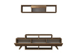 Comodă TV Alwin Unit, Diverse culori, 150x32x49 cm - Nuc | SKU: 505CRL1921 | Comodă TV Alwin Unit, 150x32x49 cm, varianta Nuc, produs pentru amenajarea locuinței, disponibil online în România la CasaMob
