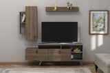 Comodă TV Clara, Diverse culori, 175x35x59 cm - Nuc - Antracit | SKU: 505CRL1923 | Comodă TV Clara, 175x35x59 cm, varianta Nuc - Antracit, produs pentru amenajarea locuinței, disponibil online în România la CasaMob