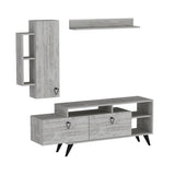 Comodă TV Clara, Diverse culori, 175x35x59 cm - Gri | SKU: 505CRL1924 | Comodă TV Clara, 175x35x59 cm, varianta Gri, produs pentru amenajarea locuinței, disponibil online în România la CasaMob