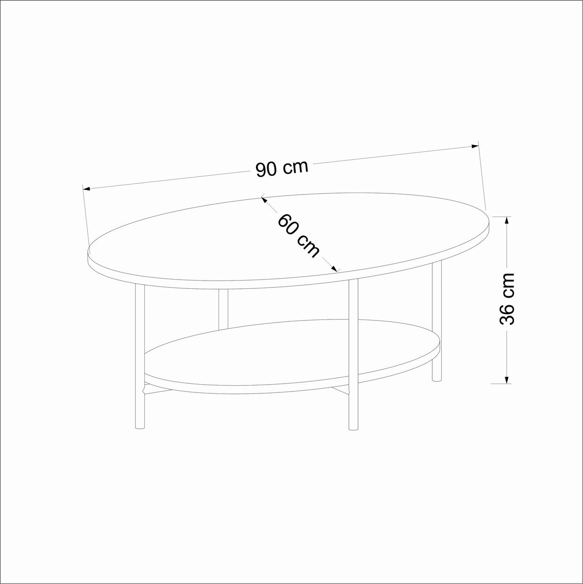 Măsuță de cafea Elis, Travertin, 90x60x36 cm, SKU 506MNR3455, imagine 7