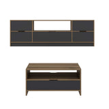 Set mobilă pentru sufragerie Elina - 8604, Antracit - Dore, 180x35x57 cm