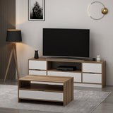 Set mobilă pentru sufragerie Elina - 9007, Alb - Dore, 180x35x57 cm
