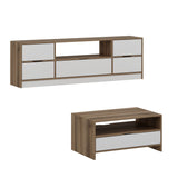 Set mobilă pentru sufragerie Elina - 9007, Alb - Dore, 180x35x57 cm