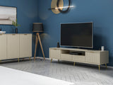 Comodă TV Luxe, Sandstone, 180x35x45 cm