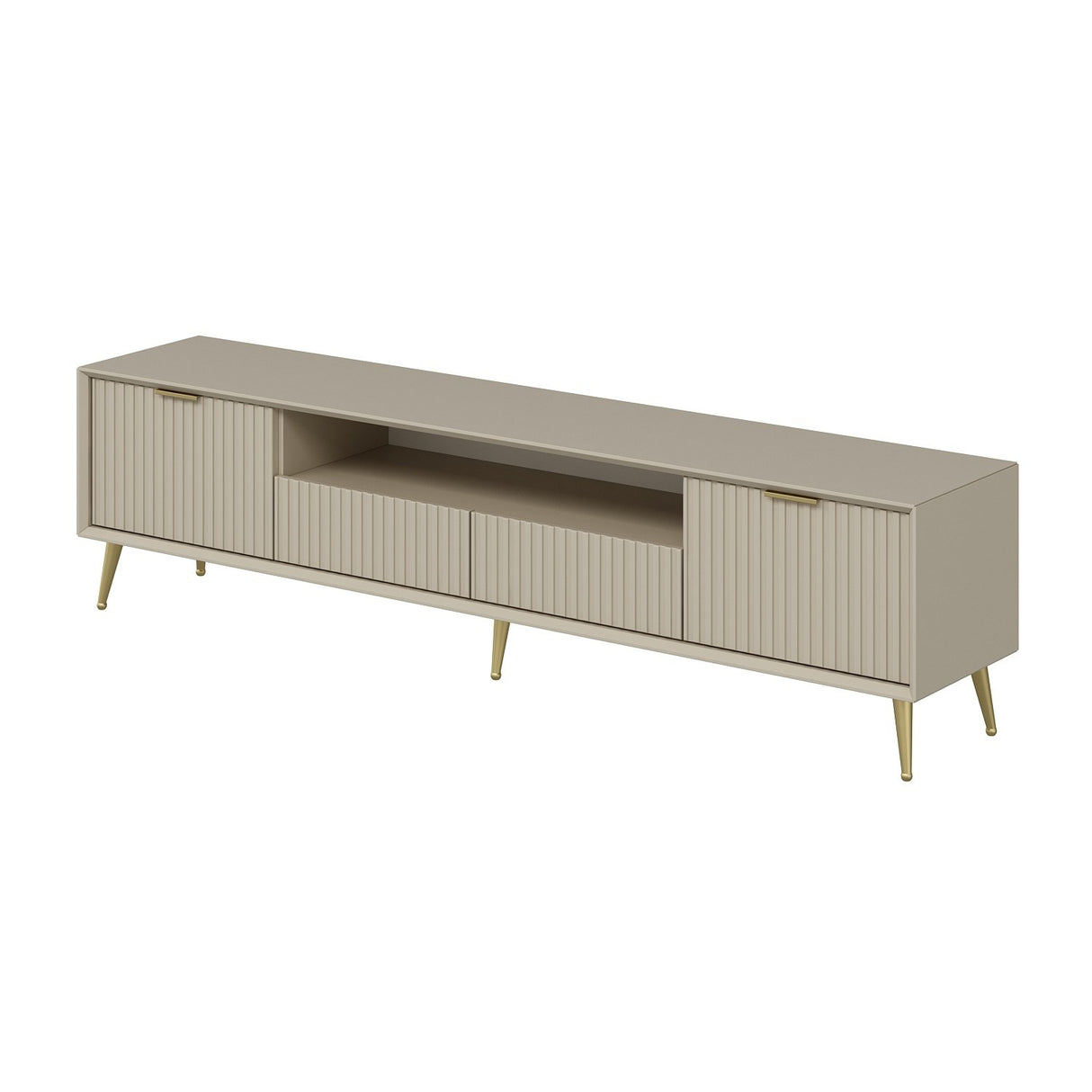 Comodă TV Luxe, Sandstone, 180x35x45 cm