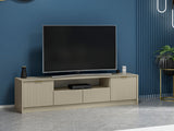Comodă TV Luxe Bazalı, Sandstone, 180x35x45 cm
