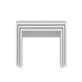 Set 3 măsuțe de cafea Alya, Diverse culori, 55x40x47 cm - Alb | SKU: 506MNR1214 | Set 3 măsuțe de cafea Alya, 55x40x47 cm, varianta Alb, produs pentru amenajarea locuinței, disponibil online în România la CasaMob