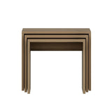 Set 3 măsuțe de cafea Alya, Diverse culori, 55x40x47 cm - Nuc | SKU: 506MNR1215 | Set 3 măsuțe de cafea Alya, 55x40x47 cm, varianta Nuc, produs pentru amenajarea locuinței, disponibil online în România la CasaMob