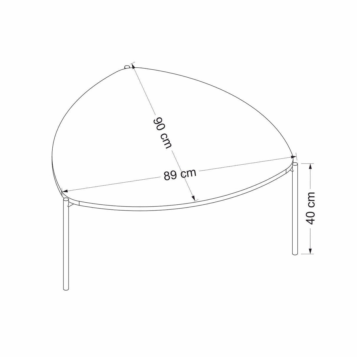 Măsuță de cafea Lenny, Diverse culori, Diverse configurații, Diverse dimensiuni - Alb - 90x89x40 cm - Standard | SKU: 506MNR1217 | Măsuță de cafea Lenny, varianta Alb - 90x89x40 cm - Standard, produs pentru amenajarea locuinței, disponibil online în România la CasaMob