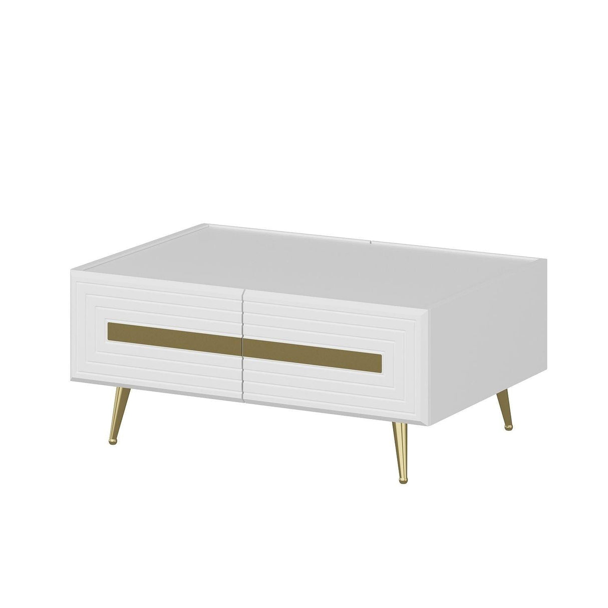 Măsuță de cafea Jose, Diverse culori, 90x64x40 cm - Alb | SKU: 506MNR1219 | Măsuță de cafea Jose, 90x64x40 cm, varianta Alb, produs pentru amenajarea locuinței, disponibil online în România la CasaMob