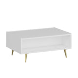 Măsuță de cafea Jose, Diverse culori, 90x64x40 cm - Alb | SKU: 506MNR1219 | Măsuță de cafea Jose, 90x64x40 cm, varianta Alb, produs pentru amenajarea locuinței, disponibil online în România la CasaMob