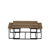 Masuta de Cafea Levada - Walnut, Nuc, 90x42x60 cm