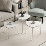 Măsuță de cafea Lenny, Diverse culori, Diverse configurații, Diverse dimensiuni - Alb - 45x45x45 cm - 3 bucăți | SKU: 506MNR1222 | Măsuță de cafea Lenny, varianta Alb - 45x45x45 cm - 3 bucăți, produs pentru amenajarea locuinței, disponibil online în România la CasaMob