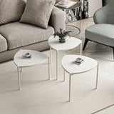 Măsuță de cafea Lenny, Diverse culori, Diverse configurații, Diverse dimensiuni - Alb - 45x45x45 cm - 3 bucăți | SKU: 506MNR1222 | Măsuță de cafea Lenny, varianta Alb - 45x45x45 cm - 3 bucăți, produs pentru amenajarea locuinței, disponibil online în România la CasaMob
