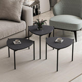 Măsuță de cafea Lenny, Diverse culori, Diverse configurații, Diverse dimensiuni - Antracit - 45x45x45 cm - 3 bucăți | SKU: 506MNR1223 | Măsuță de cafea Lenny, varianta Antracit - 45x45x45 cm - 3 bucăți, produs pentru amenajarea locuinței, disponibil online în România la CasaMob