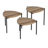 Măsuță de cafea Lenny, Diverse culori, Diverse configurații, Diverse dimensiuni - Nuc - 45x45x45 cm - 3 bucăți | SKU: 506MNR1225 | Măsuță de cafea Lenny, varianta Nuc - 45x45x45 cm - 3 bucăți, produs pentru amenajarea locuinței, disponibil online în România la CasaMob