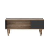 Măsuță de cafea Lyon, Diverse culori, 90x60x39 cm - Negru - Nuc | SKU: 506MNR1239 | Măsuță de cafea Lyon, 90x60x39 cm, varianta Negru - Nuc, produs pentru amenajarea locuinței, disponibil online în România la CasaMob
