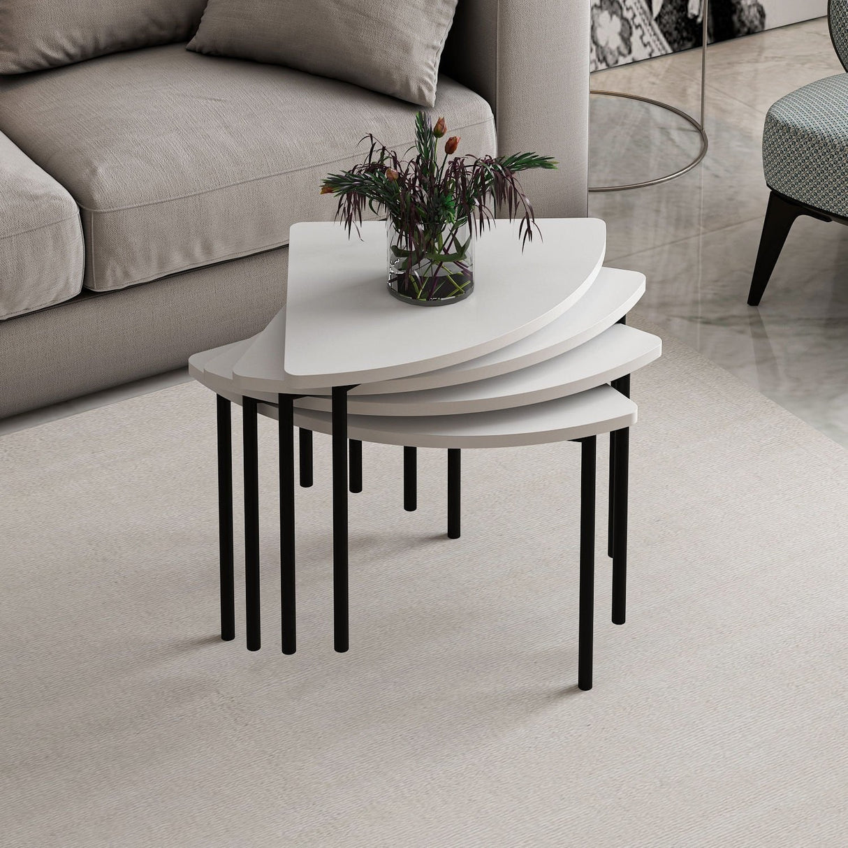 Mobila Emma 90x42 - Alb_506MNR1245, SKU 506MNR1243