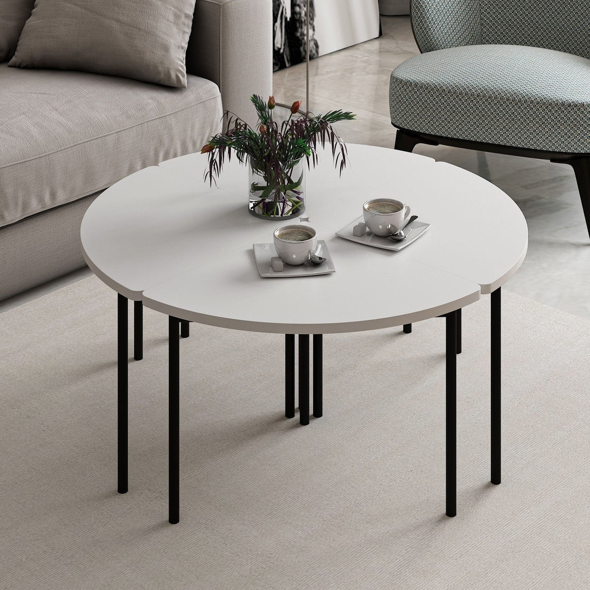 Mobila Emma 90x42 - Alb_506MNR1245, SKU 506MNR1243