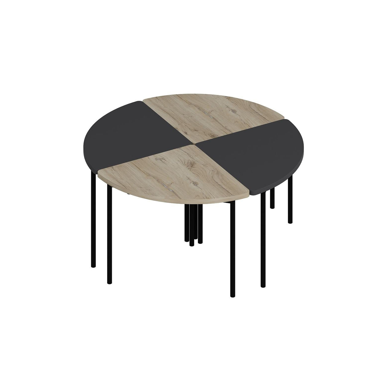 Mobila Emma 90x42 - Anthracite, SKU 506MNR1243