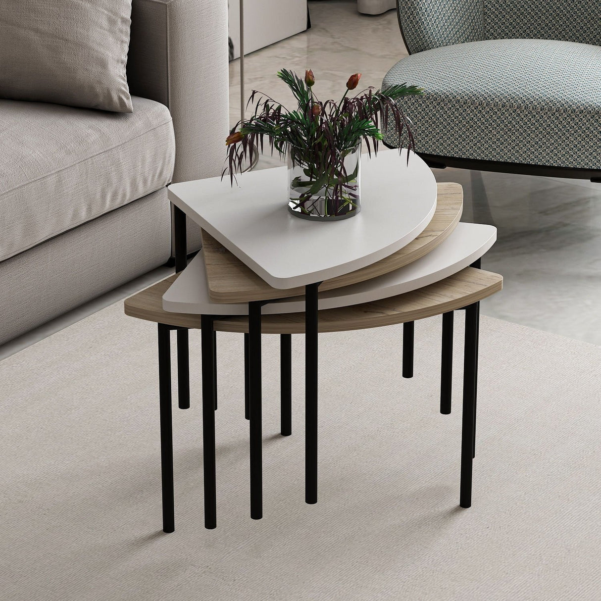 Mobila Emma 90x42 - Alb, SKU 506MNR1243