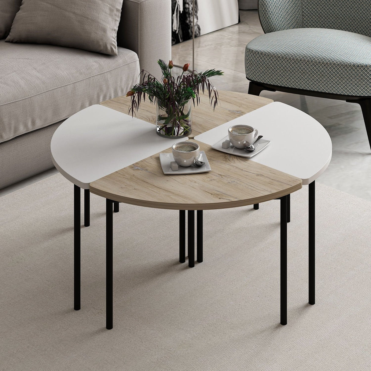 Mobila Emma 90x42 - Alb, SKU 506MNR1243