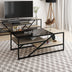 Măsuță de cafea Lora - 8876, Negru, 120x60x45 cm, SKU 506MNR1249, imagine 2