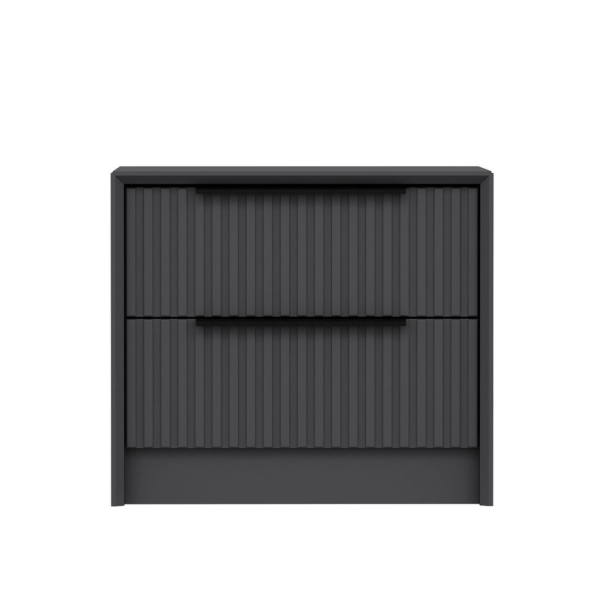 Noptieră Kale Luxe Soft - 4799, Antracit, 45x45x53 cm