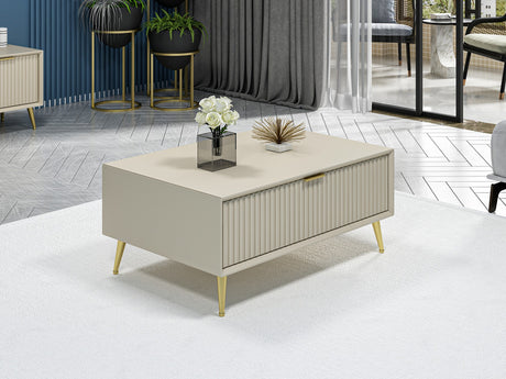 Măsuță de cafea Luxe, Sandstone, 90x60x40 cm