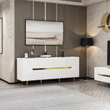 Comodă TV Jose, Diverse culori, Diverse dimensiuni - Alb - 180x47x75 cm | SKU: 506MNR1302 | Comodă TV Jose, varianta Alb - 180x47x75 cm, produs pentru amenajarea locuinței, disponibil online în România la CasaMob