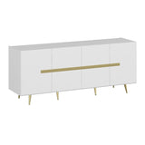 Comodă TV Jose, Diverse culori, Diverse dimensiuni - Alb - 180x47x75 cm | SKU: 506MNR1302 | Comodă TV Jose, varianta Alb - 180x47x75 cm, produs pentru amenajarea locuinței, disponibil online în România la CasaMob