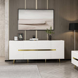 Comodă TV Jose, Diverse culori, Diverse dimensiuni - Alb - 180x47x75 cm | SKU: 506MNR1302 | Comodă TV Jose, varianta Alb - 180x47x75 cm, produs pentru amenajarea locuinței, disponibil online în România la CasaMob