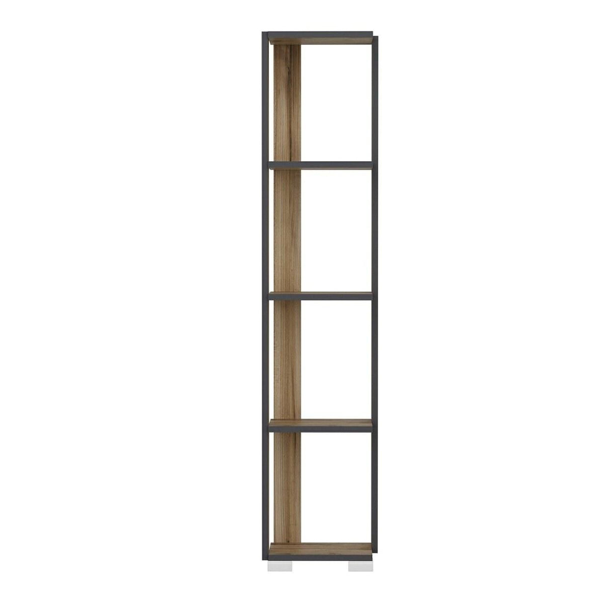 Bibliotecă Neg, Diverse culori, 34x26x153 cm - Nuc | SKU: 506MNR1401 | Bibliotecă Neg, 34x26x153 cm, varianta Nuc, produs pentru amenajarea locuinței, disponibil online în România la CasaMob