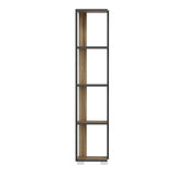 Bibliotecă Neg, Diverse culori, 34x26x153 cm - Nuc | SKU: 506MNR1401 | Bibliotecă Neg, 34x26x153 cm, varianta Nuc, produs pentru amenajarea locuinței, disponibil online în România la CasaMob