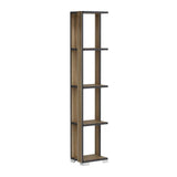 Bibliotecă Neg, Diverse culori, 34x26x153 cm - Nuc | SKU: 506MNR1401 | Bibliotecă Neg, 34x26x153 cm, varianta Nuc, produs pentru amenajarea locuinței, disponibil online în România la CasaMob