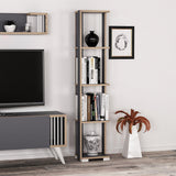 Bibliotecă Neg, Diverse culori, 34x26x153 cm - Antracit | SKU: 506MNR1402 | Bibliotecă Neg, 34x26x153 cm, varianta Antracit, produs pentru amenajarea locuinței, disponibil online în România la CasaMob