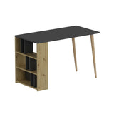 Birou Pina, Diverse culori, 120x60x74 cm - Antracit - Stejar | SKU: 506MNR3338 | Birou Pina, 120x60x74 cm, varianta Antracit - Stejar, produs pentru amenajarea locuinței, disponibil online în România la CasaMob