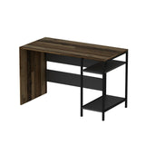 Birou Tiran Shelf, Nuc - Antracit, 120x60x74 cm