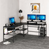 Birou Greta Matte - 7042, Negru, 180x60x74 cm